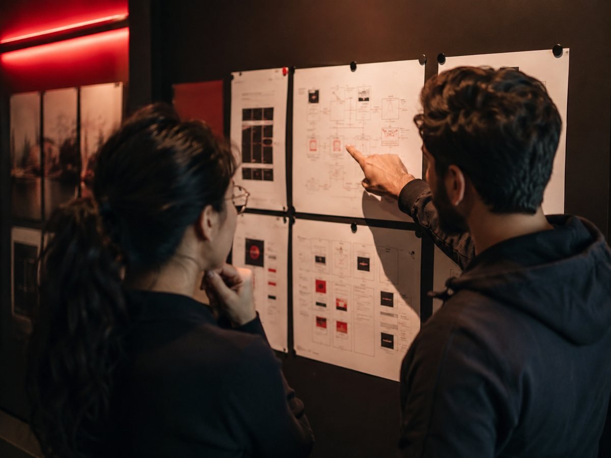 AdiBeam team collaborating in the Noida office